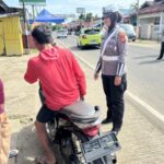 Edukasi Tertib Berlalu Lintas Masyarakat Bersama Kanit Kamsel dan Satlantas Polres Gorontalo Utara