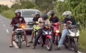 Gagalkan Aksi Balap Liar, Satlantas Polres Kapuas Amankan 5 Motor