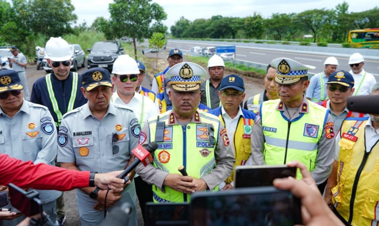 Kakorlantas Tinjau Lokasi Check Point Mudik di Cipali, Keselamatan Pemudik Jadi Prioritas