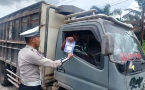 Minimalisir Pelanggaran dan Kecelakaan, Polisi Perketat Patroli di Jalur Sudirman Seruyan Kalteng