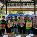 Ngopi Bareng Ojol, Satlantas Sumenep Ajak Jaga Keselamatan Lalu Lintas