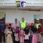 Satlantas Polres Batu Bara Kunjungi Panti Asuhan Husnul Khotimah, Berbagi Sembako Usai Patroli Lalu Lintas