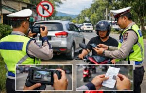 Tilang Real Time! ETLE Handheld Mulai Diterapkan di Kutai Barat