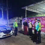 Aksi Sahur off the Road, Satlantas Polres Madiun Sisir Permukiman Warga