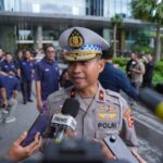 Dirgakkum Korlantas Hadiri Pelepasan Tim Liputan Mudik Lebaran iNews Media Group