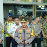 Kakorlantas Dampingi Kapolri Tinjau Stasiun Tugu Yogyakarta, Penumpang Meningkat Jadi 55 Ribu