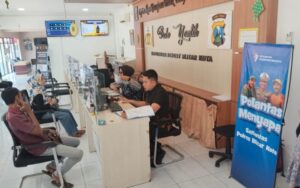 Polantas Menyapa, Satlantas Polres Blitar Kota Hadirkan Pelayanan Bernuansa Islami di Ramadan