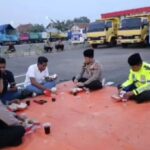 Satlantas Polres Pamekasan Gelar Sosialisasi Tertib Lalu Lintas ke Para Sopir Truk