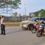 Satlantas Polres Kutim Rutin Gelar Gatur Pagi, Jaga Kelancaran dan Keselamatan Lalu Lintas di Sangatta